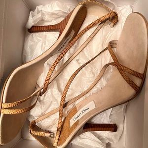 Calvin Klein strappy sandals